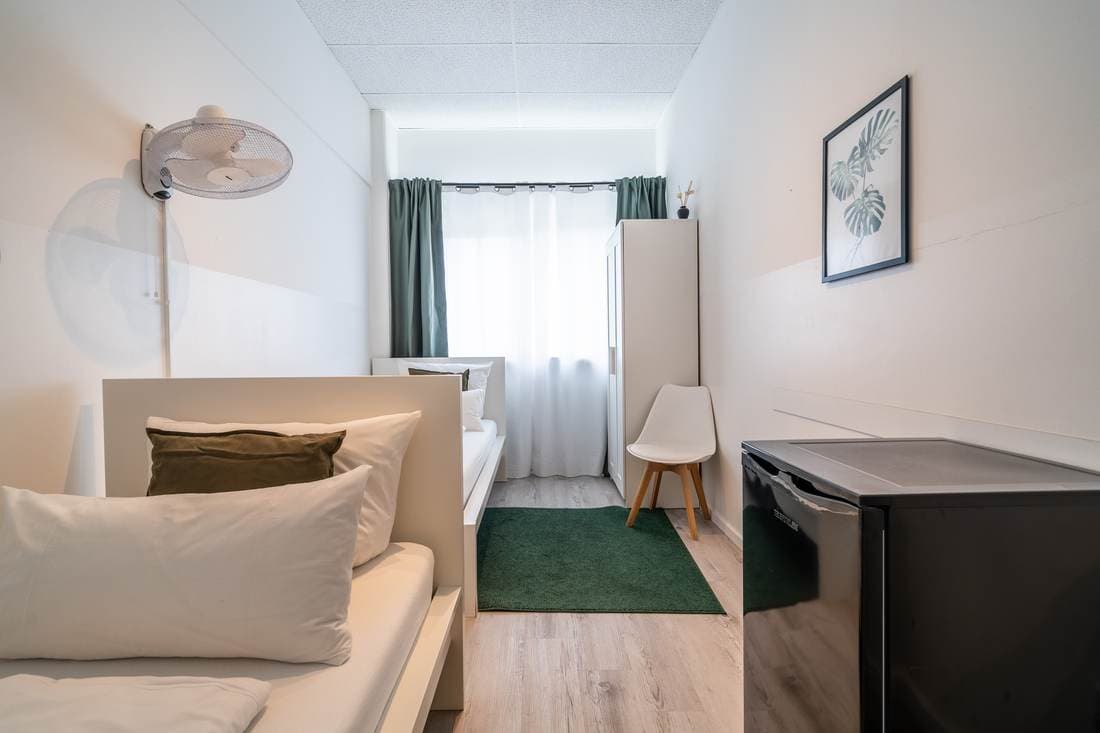 Doppelzimmer mit Ventilator
